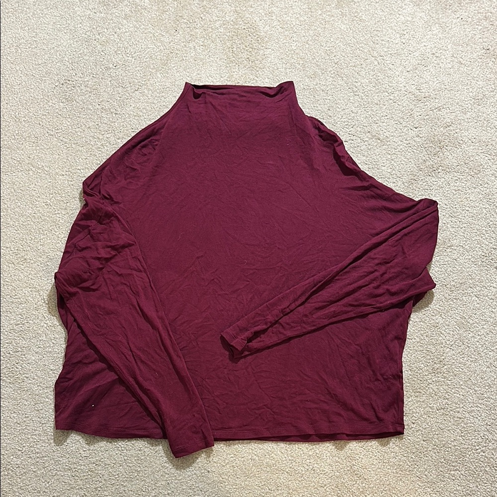 Mikey & Joey mock neck long sleeve top